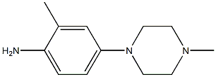 2-Methyl-4-(4-methyl-1-piperazinyl)aniline 结构式