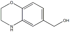 3,4-Dihydro-2H-1,4-benzoxazin-6-ylmethanol 结构式