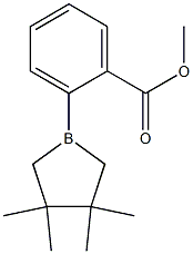 methyl 2-(3,3,4,4-tetramethylborolan-1-yl)benzoate 结构式