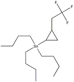 Tributyl(2-(2,2,2-trifluoroethyl)cyclopropyl)stannane 结构式