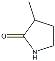 3-甲基-2-吡咯烷酮 结构式