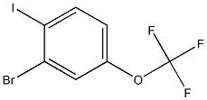 3-溴-4-碘三氟甲氧基苯 结构式