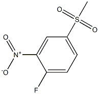 2-氟-5-甲砜基硝基苯 结构式