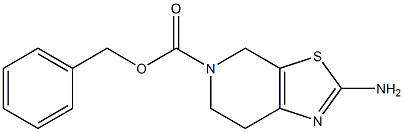 benzyl 2-amino-6,7-dihydrothiazolo[5,4-c]pyridine-5(4H)-carboxylate 结构式