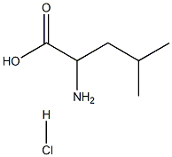 DL-亮氨酸盐酸盐 结构式