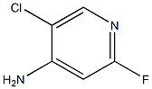 4-Amino-5-chloro-2-fluoropyridine 结构式