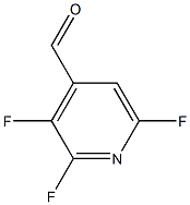 2,3,6-Trifluoropyridine-4-carboxaldehyde 结构式