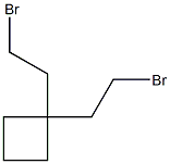 1,1-Bis(2-bromoethyl)cyclobutane 结构式