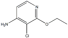 4-Amino-3-chloro-2-ehoxypyridine 结构式