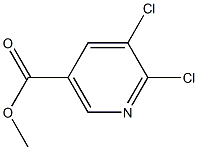 5,6- 二氯烟酸甲酯 结构式