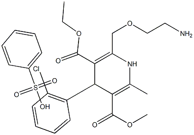 Amlodipine impurity B 结构式