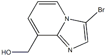 3-溴咪唑并[1,2-A]吡啶-8-甲醇 结构式