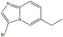 3-溴-6-乙基咪唑并[1,2-A]吡啶 结构式