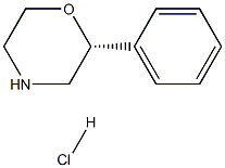 (R)-2-phenylmorpholine hydrochloride 结构式