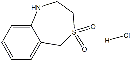 1,2,3,5-tetrahydrobenzo[e][1,4]thiazepine 4,4-dioxide hydrochloride 结构式