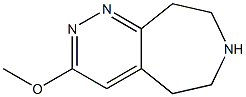 3-methoxy-6,7,8,9-tetrahydro-5H-pyridazino[3,4-d]azepine 结构式