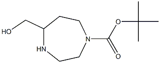 5-Hydroxymethyl-[1,4]diazepane-1-carboxylic acid tert-butyl ester 结构式