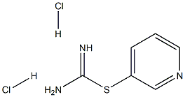 pyridin-3-yl carbamimidothioate dihydrochloride 结构式