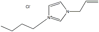 1-烯丙基-3-丁基咪唑氯盐 结构式