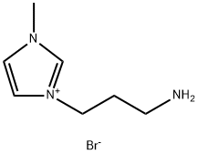 1-胺丙基-3-甲基咪唑溴盐 结构式