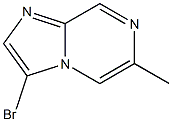 3-Bromo-6-methylimidazo[1,2-a]pyrazine 结构式