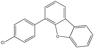 4-(4-chloro-phenyl)-dibenzofuran 结构式