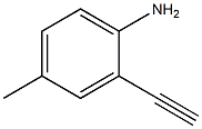 2-Ethynyl-4-methylaniline 结构式