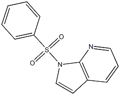 N-Phenylsulfonyl-7-azaindole 结构式