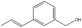 (E)-(3-(prop-1-enyl)phenyl)Methanol 结构式