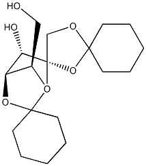 1,2:4,5-Di-O-cyclohexylidene-b-D-fructofuranose 结构式
