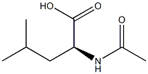 N-乙酰亮氨酸 结构式