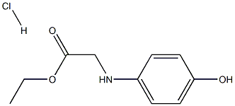 D-对羟基苯甘氨酸乙酯盐酸盐 结构式