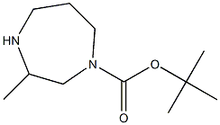 1-BOC-3-甲基-1,4-二氮杂环庚烷 结构式