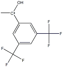 (R)-1-(3,5-二(三氟甲基)苯基)乙基-1-醇 结构式