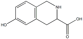 1,2,3,4-四氢-6-羟基-3-异喹啉甲酸 结构式