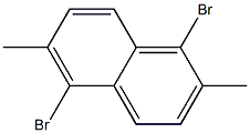 1,5-二溴-2,6-二甲基萘 结构式