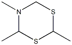 2,4,5-三甲基-5,6-二氢-4H-1,3,5-二噻嗪 结构式