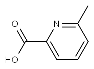 2-甲基吡啶-6-甲酸 结构式
