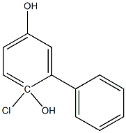 2-氯[1,1-联苯]-2,5-二醇 结构式