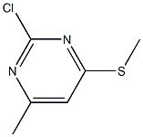 2-氯-4-甲硫基-6-甲基嘧啶 结构式