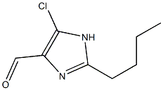 2-正丁基-5-氯-4-酰基咪唑 结构式