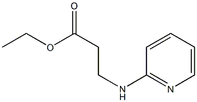 3-(2-吡啶氨基)丙酸乙酯 结构式