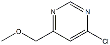 4-氯-6-甲氧甲基嘧啶 结构式