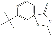 6-叔丁基-4-乙氧基异烟酸钠 结构式