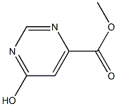 6-羟基-4-嘧啶甲酸甲酯 结构式