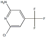 2-氨基-6-氯-4-三氟甲基吡啶 结构式