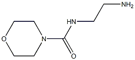 N-(2-氨乙基)-4-吗啉甲酰胺 结构式