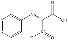 2-硝基-D-苯甘氨酸 结构式