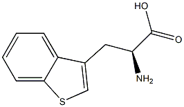 3-(3-苯并噻吩基)-L-丙氨酸 结构式