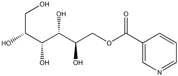 甘露醇烟酸酯片 结构式